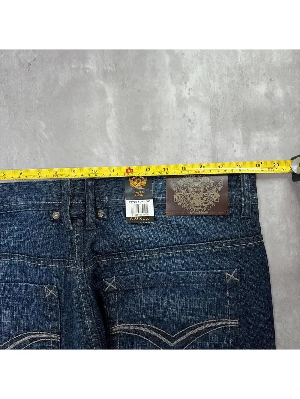 Y2K Dark Wash Hawk’s Bay Jeans Grunge Gothic Deadstock Baggy Denim Jeans